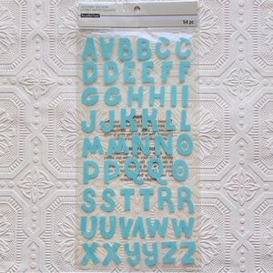 Recollections Alphabet Stickers 54 ct